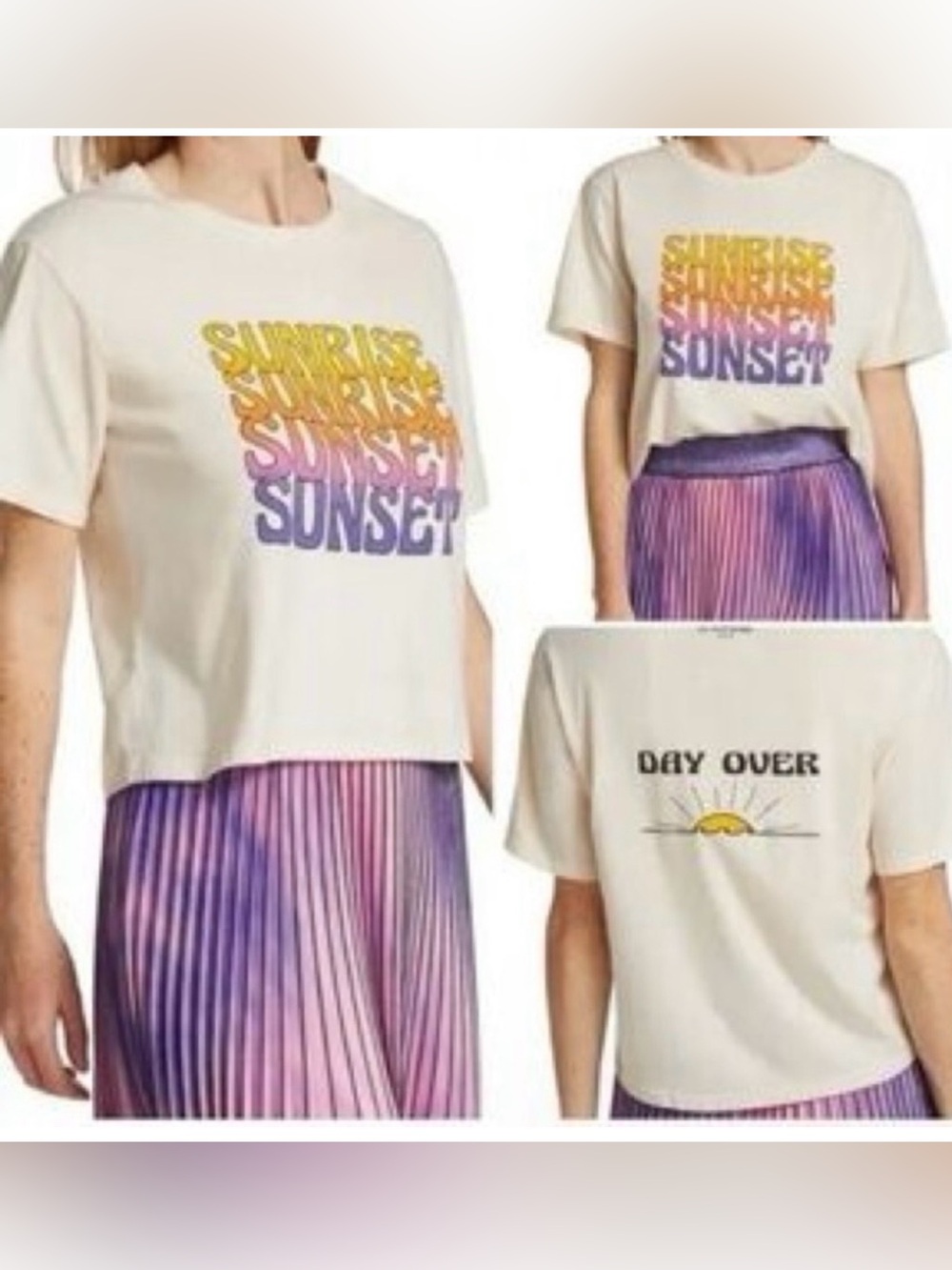 Le Superbe Women's Sunrise Sunset Graphic Tee - T-Shirt